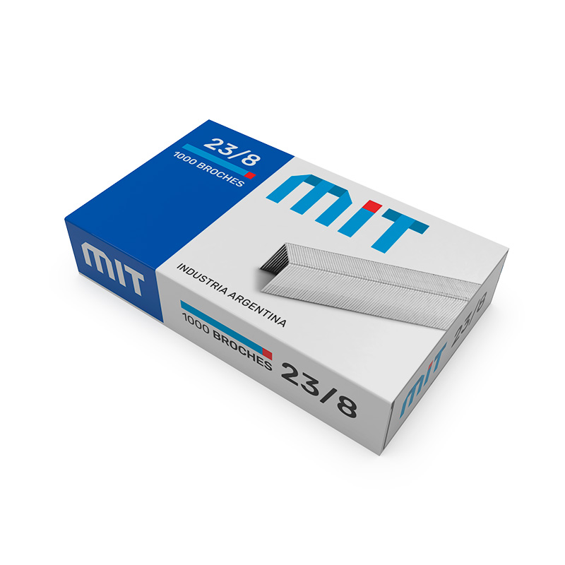 Broches Mit N°23/8, caja de 1000 unidades