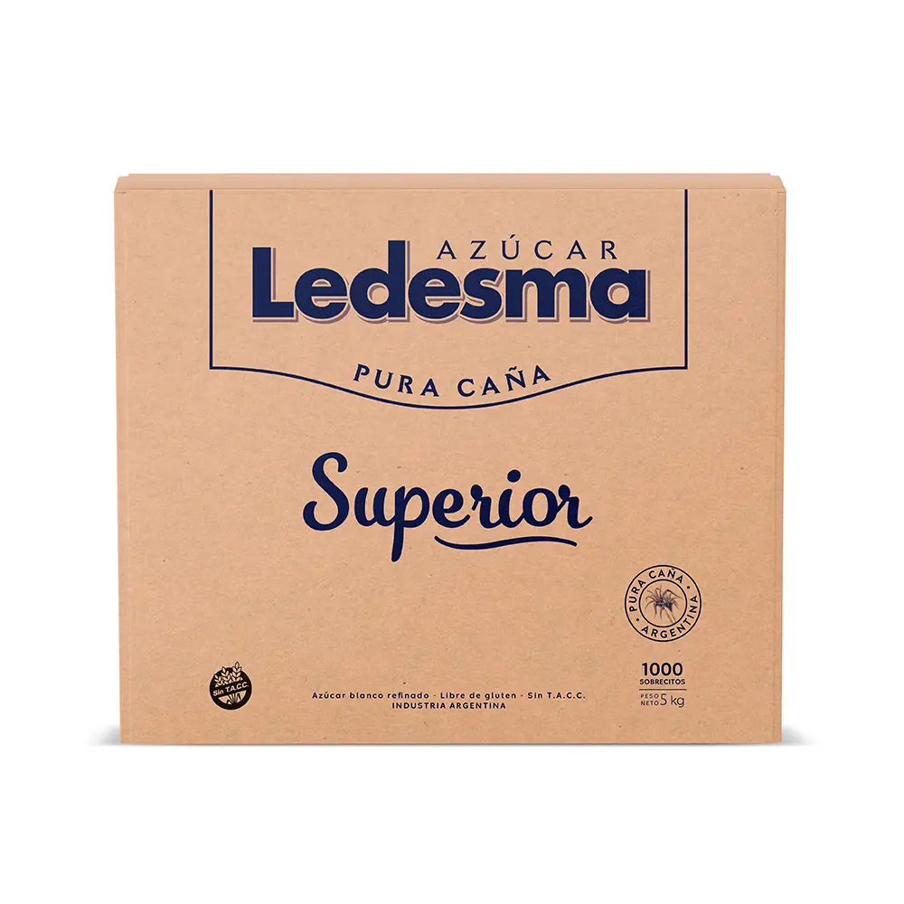 Azúcar Ledesma, 1000 sobres de 6.25