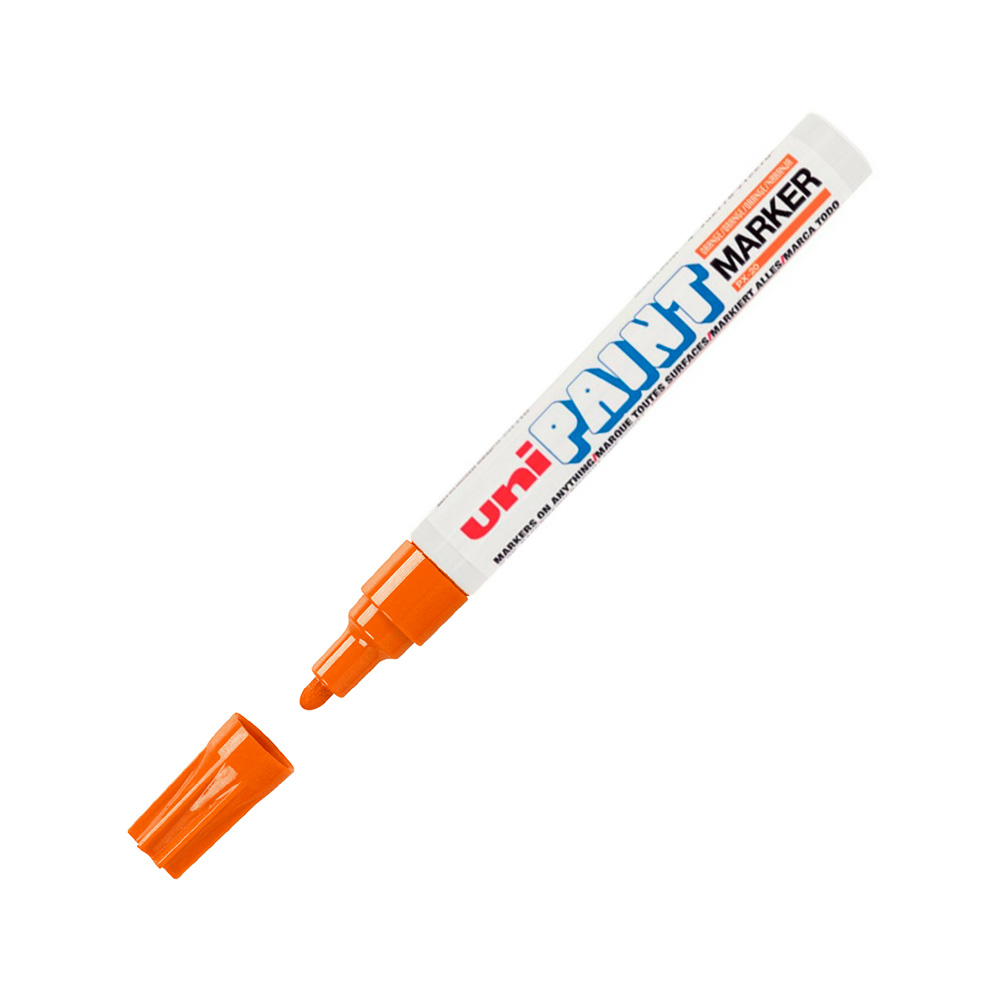 Marcador Uni Paint PX20 naranja, 12 unidades