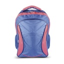 Mochila escolar RQ School lisa 17" azul y rojo