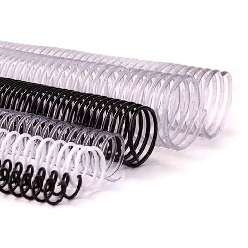 [RAFERESP9NEG] ESPIRAL 9mm X 50 Negro para encuadernar