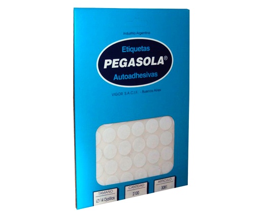 [PEGASOLOJACJ] Ojalillos Autoadhesivos, caja de 2100 unidades