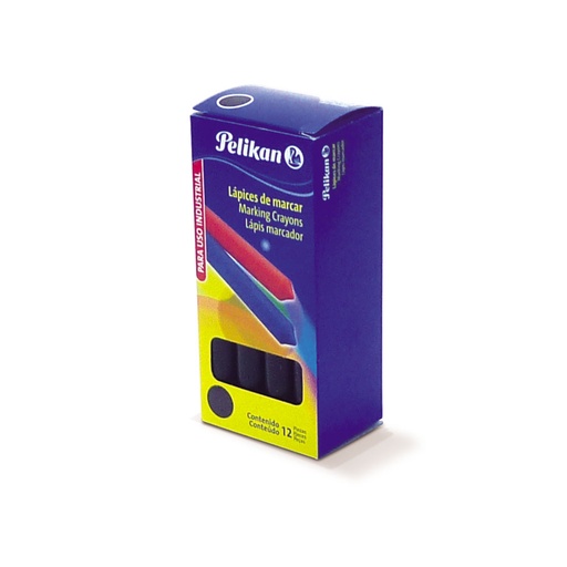 [PELIK762NEGR] Lápiz de marcar Pelikan Tizón 762 negro, caja 12 unidades