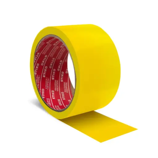 [STIKO4850AMA] Cinta adhesiva Stiko amarilla, 48mm. x 50mts.